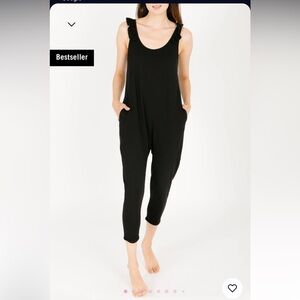 Smash and Tess Sweetheart Romper in Midnight Black Size Small